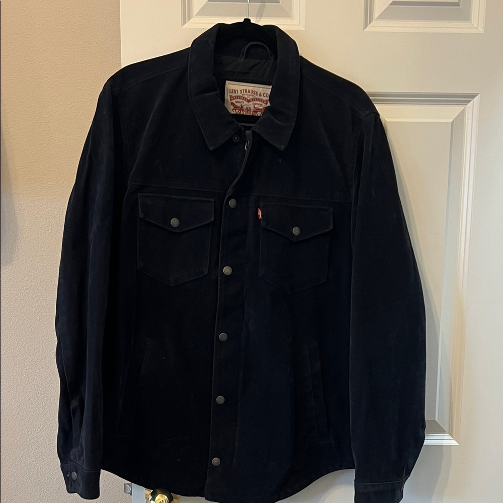 Levi's Men's Dark Blue Shirt Jacket